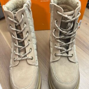 Rocket Dog Tan Combat & Moto Boots